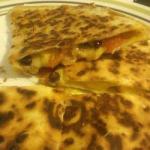 Mexican Quesadilla with Beans and Cheese Appetizer