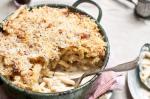 Cheesy Macaroni Pancetta and Pecorino Bake Recipe recipe
