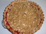 American Strawberry Rhubarb Pie With Almond Streusel Dinner