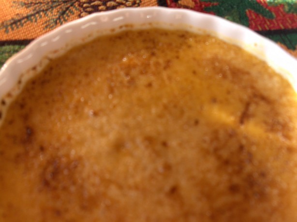 American Pumpkin Creme Brulee 6 Dessert