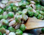 American Brussels Sprouts With White Beans and Pecorino Appetizer