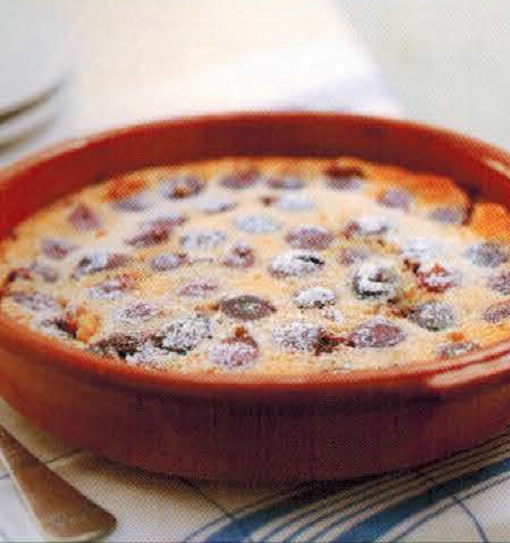 American Cherry Clafoutis french Batter Puddi Ng Dessert