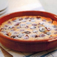 American Cherry Clafoutis french Batter Puddi Ng Dessert