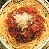 Italian Spaghetti Bolognese Dinner