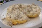American Flavorful Sausage Gravy and Biscuits for a Cold Morning Breakfast