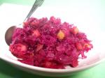 Red Cabbage Wapples and Grape Jelly recipe