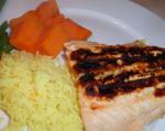 American Glazed Grilled Salmon Fillets BBQ Grill