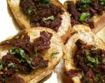 American Sundried Tomato and Basil Crostini 1 Appetizer