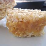 American Carmel Rice Crispies Dessert