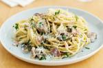 American Mushroom And Pancetta Spaghetti Recipe Dinner