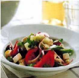 Greek Salata Horiatiki Appetizer