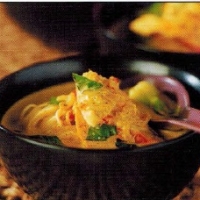 Indonesian Curried Chicken Noodle Soup Soup