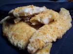 American Parmesan and Cornmeal Crusted Fish Fillets Dinner
