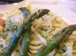 American Fettuccine With Asparagus Pesto Dinner