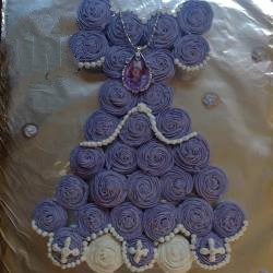 American Cake of Cupcakes of dress of Princess Dessert
