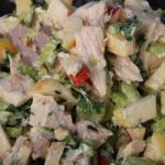 Salpicon Chicken with Apple and Celery recipe
