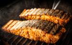 Grilled Chile Salmon with Lime Crema Recipe recipe