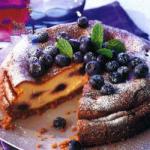 Canadian Cheese Cake with Blue Berries Dessert