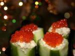 Canadian Cucumber Boats With Liver Pate Stuffing Appetizer