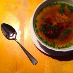 American Simple Liver Dumpling Soup Appetizer