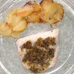 American Zander with Herb Crust Appetizer