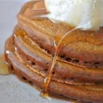 American American Gingerbread Pancakes breakfast Pancakes with Gingerbread Flavor Breakfast