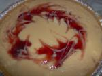 American Raspberry Swirl Cheesecake Pie 1 Dessert
