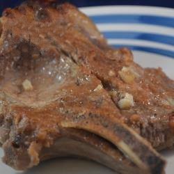 Caribbean Pork Chops with Apple Sauce 1 Appetizer