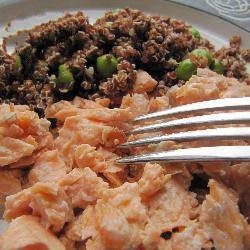 American Salmon and Quinoa Dinner