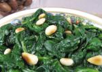 American Spinach with Pine Nuts 3 Appetizer