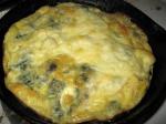 American Spinach Mushroom and Feta Frittata Appetizer