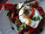 Chilean Tunisian Eggs  Peppers Appetizer