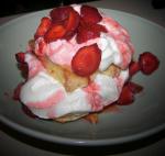 American Old Fashioned Strawberry Shortcake with Grand Marnier Cream Appetizer