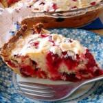 American Crustless Cranberry Pie Recipe Dessert