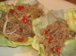 American Oriental Minced Pork in Lettuce Leaves Dinner