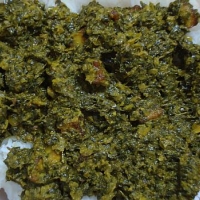 Indian Mustard and Spinach Curry Appetizer