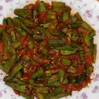 Indian Okra Bhindi Appetizer