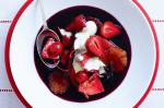 Canadian Mulled Fruits With Bayspiced Custard Recipe Dessert