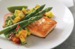 Canadian Salmon With Mango and Chilli Salsa Recipe Appetizer