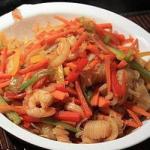 Chinese Sauteed Shrimp and Peppers Appetizer