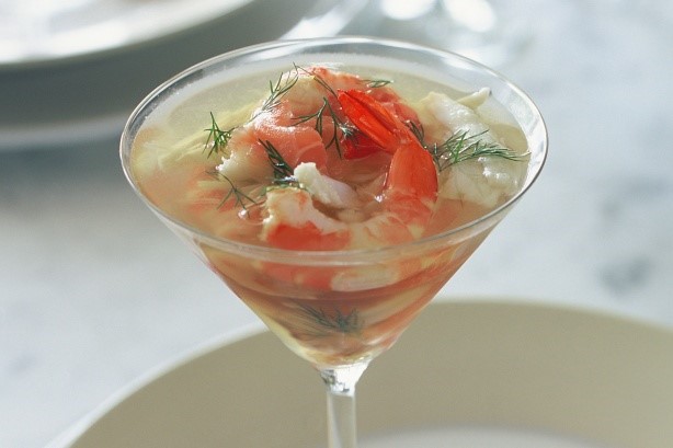 American Seafood In Chardonnay Jelly Recipe Breakfast