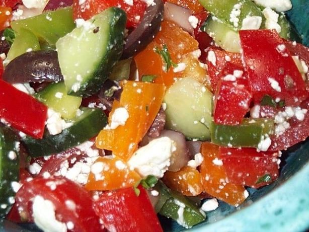 Greek Greek Pepper Salad Appetizer
