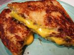 American Grilled Cheese on Raisin Bread Dessert