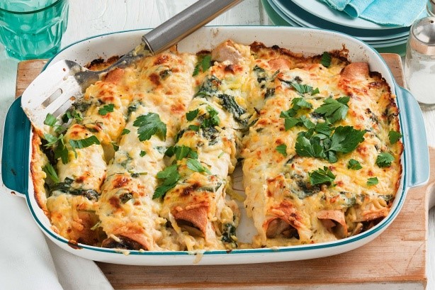 Mexican Chicken Mushroom And Thyme Enchiladas Recipe Appetizer