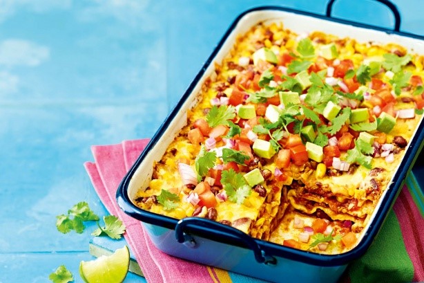 Mexican Layered Beef Enchilada Bake Recipe Appetizer