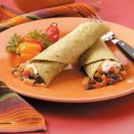 American Southwestern Veggie Wraps Appetizer