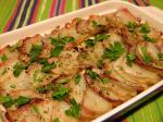 American Stilton Potato Gratin Appetizer