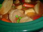 American Crock Pot Beef Vegetable Stew Dinner