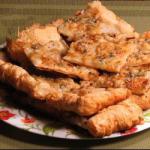 Canadian Cake from the Puff Pastry Dough with Pear Dinner