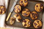 American Chunky Chocolate Coconut And Banana Muffins Recipe Dessert